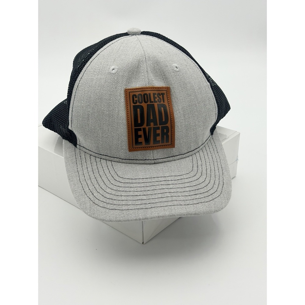 New Coolest Dad Ever Trucker Hat Mesh Snapback Cap Father's Day Gift